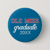 Universität Mississippi | Ole Miss Wordmark Button (Vorderseite)