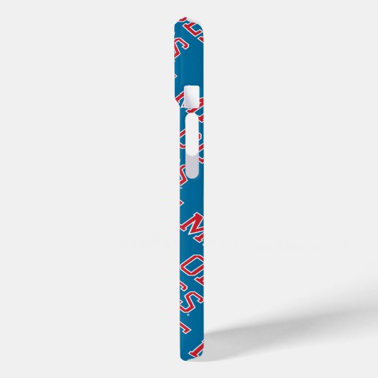 Universität Mississippi | Ole Miss Wordmark Case-Mate iPhone Hülle (Rückseite / Links)