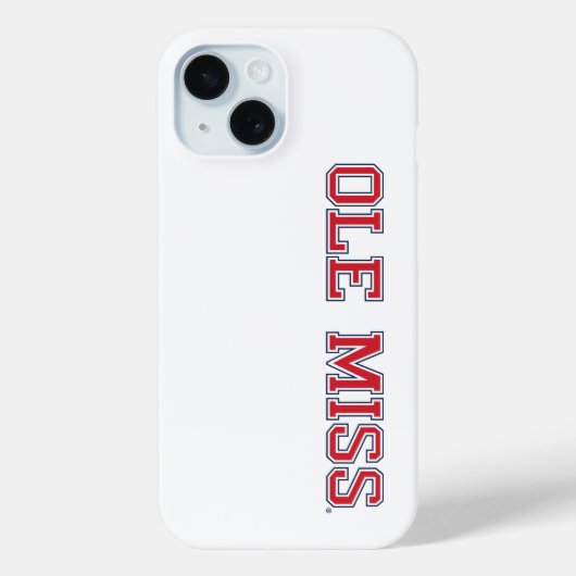 Universität Mississippi | Ole Miss Wordmark Case-Mate iPhone Hülle (Rückseite)
