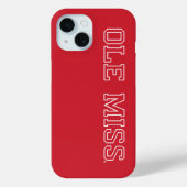 Universität Mississippi | Ole Miss Wordmark Case-Mate iPhone Hülle (Rückseite)