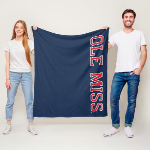 Universität Mississippi Ole Miss Wordmark Fleecedecke