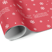 Universität Mississippi | Ole Miss Wordmark Geschenkpapier (Rolleneckpunkt)