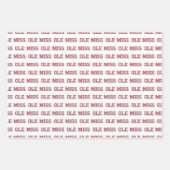 Universität Mississippi | Ole Miss Wordmark Geschenkpapier Set (Vorderseite 3)