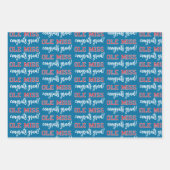 Universität Mississippi | Ole Miss Wordmark Geschenkpapier Set (Vorderseite)