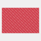 Universität Mississippi | Ole Miss Wordmark Geschenkpapier Set (Vorderseite 3)