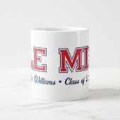 Universität Mississippi | Ole Miss Wordmark Jumbo-Tasse (Vorderseite)