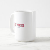 Universität Mississippi | Ole Miss Wordmark Kaffeetasse (Vorderseite Links)