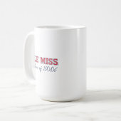 Universität Mississippi | Ole Miss Wordmark Kaffeetasse (Vorderseite Links)