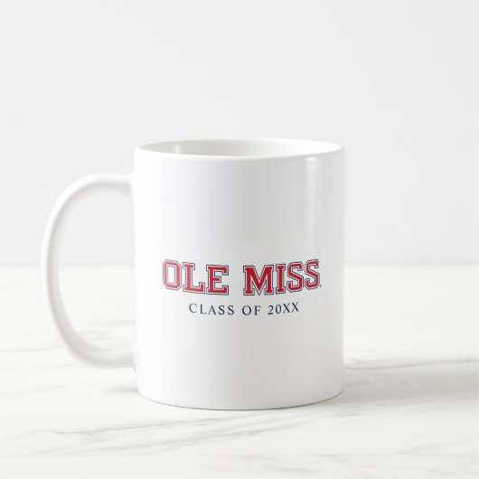 Universität Mississippi | Ole Miss Wordmark Kaffeetasse (Links)