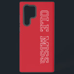 Universität Mississippi | Ole Miss Wordmark Samsung Galaxy Hülle<br><div class="desc">Karo diese Entwürfe der Universität Mississippi! Hier finden Sie die neuesten Mississippi Rebels. Alle diese Zazzle Produkte sind mit Ihrem Klassenjahr,  Ihrem Namen und Ihrem Club individuell anpassbar. Diese Produkte sind perfekte Geschenke für die Ole Miss Universität Student,  Alumni,  Familie,  Freund oder Fan in Ihrem Leben.</div>