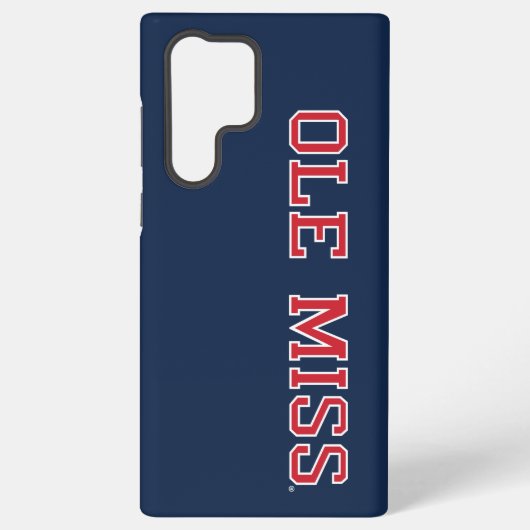 Universität Mississippi | Ole Miss Wordmark Samsung Galaxy Hülle (Rückseite)