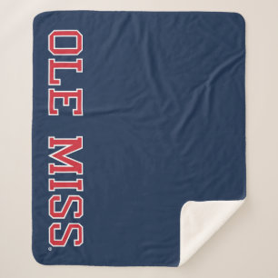 Universität Mississippi Ole Miss Wordmark Sherpadecke