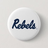 Universität Mississippi | Rebellen Skript 3 Button (Vorderseite)