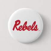 Universität Mississippi | Rebellenskript Button (Vorderseite)