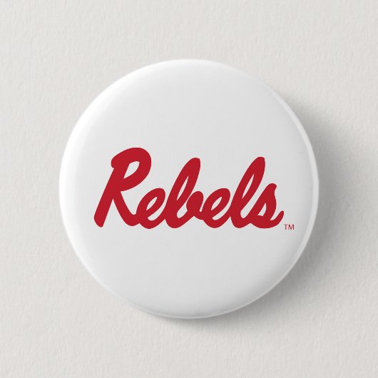 Universität Mississippi | Rebellenskript Button (Vorderseite)