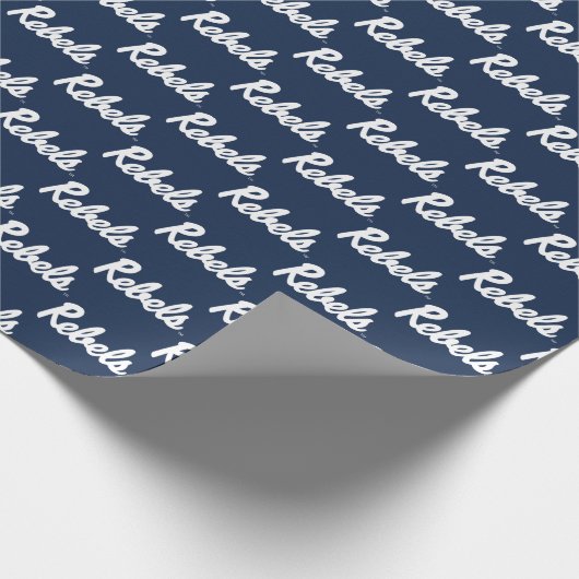 Universität Mississippi | Rebellenskript Geschenkpapier (Ecke)