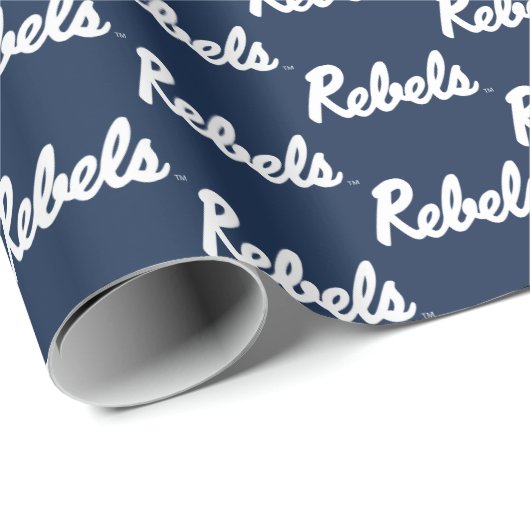 Universität Mississippi | Rebellenskript Geschenkpapier (Rolleneckpunkt)