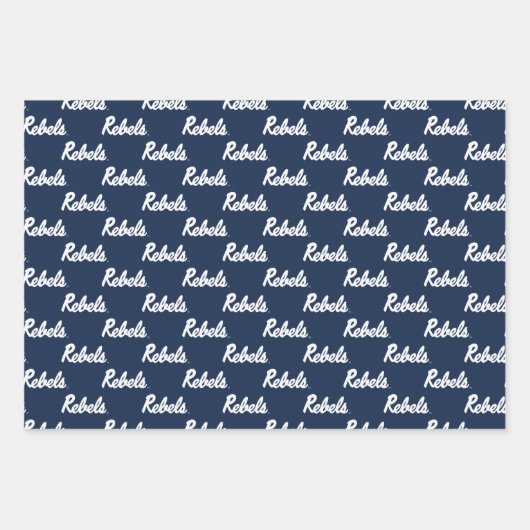 Universität Mississippi | Rebellenskript Geschenkpapier Set (Vorderseite 2)