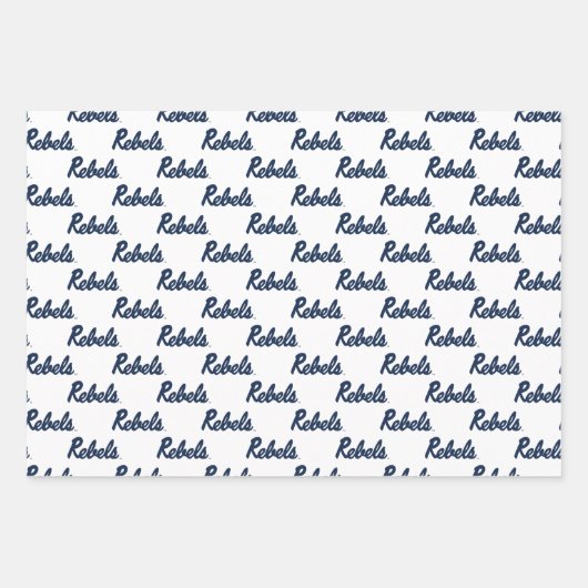 Universität Mississippi | Rebellenskript Geschenkpapier Set (Vorderseite)