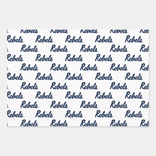 Universität Mississippi | Rebellenskript Geschenkpapier Set (Vorderseite 3)