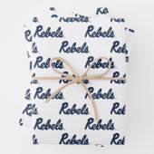 Universität Mississippi | Rebellenskript Geschenkpapier Set (Beispiel)