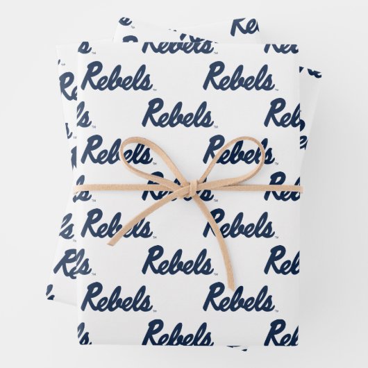 Universität Mississippi | Rebellenskript Geschenkpapier Set (Beispiel)