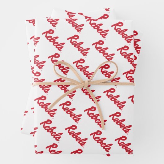 Universität Mississippi | Rebellenskript Geschenkpapier Set (Beispiel)