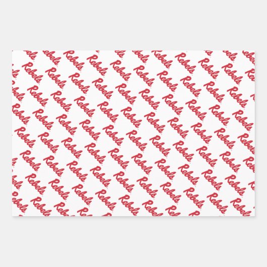 Universität Mississippi | Rebellenskript Geschenkpapier Set (Vorderseite)