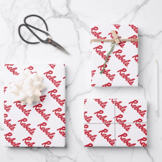 Universität Mississippi | Rebellenskript Geschenkpapier Set (Vorderseite)
