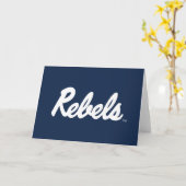 Universität Mississippi | Rebellenskript Karte (Gelbe Blume)