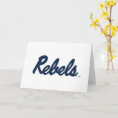 Universität Mississippi | Rebellenskript Karte (Gelbe Blume)