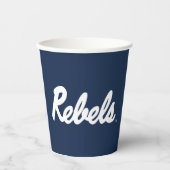 Universität Mississippi | Rebellenskript Pappbecher (Vorderseite)