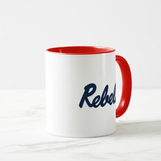 Universität Mississippi | Rebellenskript Tasse (VorderseiteRechts)
