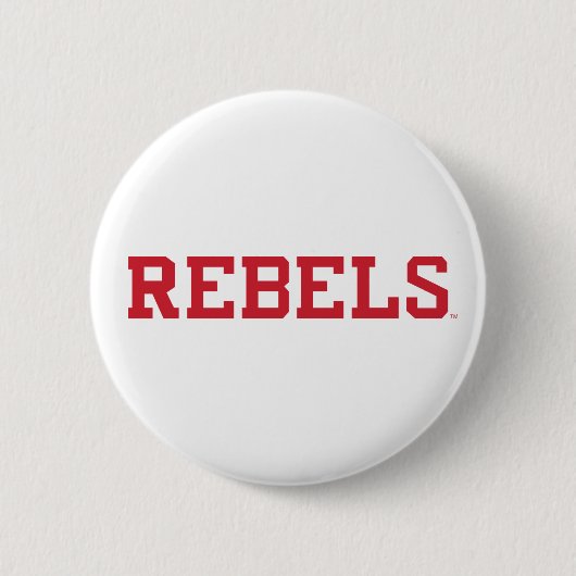 Universität Mississippi | Rebels Wordmark 2 Button (Vorderseite)