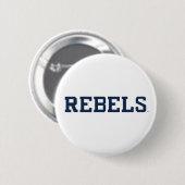 Universität Mississippi | Rebels Wordmark 3 Button (Vorne & Hinten)