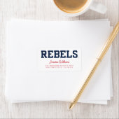 Universität Mississippi | Rebels Wordmark Adressaufkleber (Insitu)