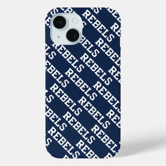 Universität Mississippi | Rebels Wordmark Case-Mate iPhone Hülle (Rückseite)