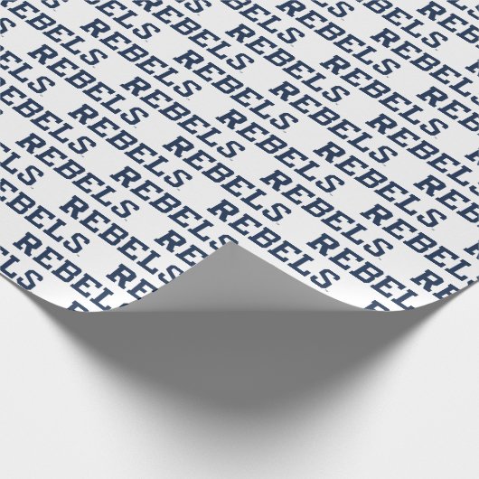 Universität Mississippi | Rebels Wordmark Geschenkpapier (Ecke)