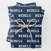 Universität Mississippi | Rebels Wordmark Geschenkpapier Set (Beispiel)