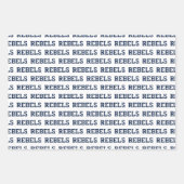 Universität Mississippi | Rebels Wordmark Geschenkpapier Set (Vorderseite 2)