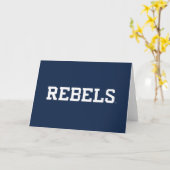 Universität Mississippi | Rebels Wordmark Karte (Gelbe Blume)