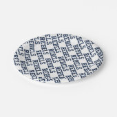 Universität Mississippi | Rebels Wordmark Pappteller (Schrägansicht)