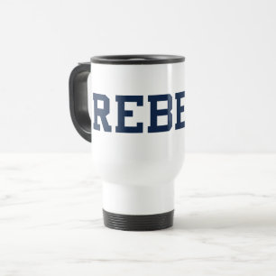 Universität Mississippi   Rebels Wordmark Reisebecher