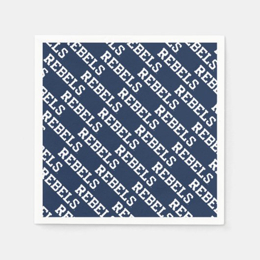 Universität Mississippi | Rebels Wordmark Serviette (Vorderseite)