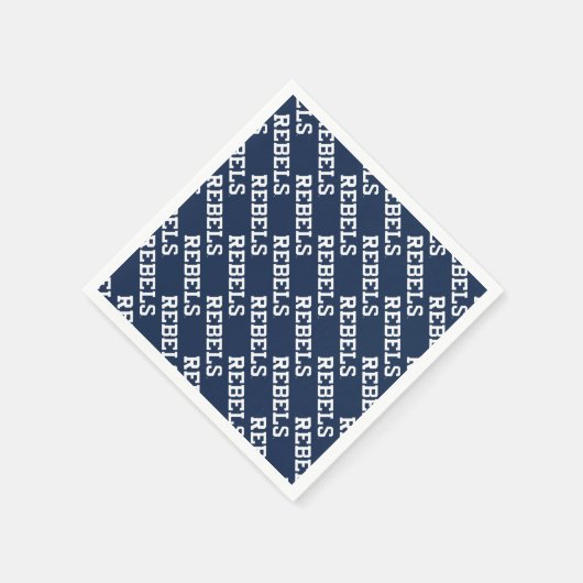 Universität Mississippi | Rebels Wordmark Serviette (Ecke)