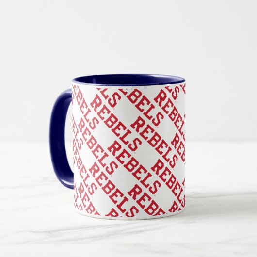 Universität Mississippi | Rebels Wordmark Tasse (Vorderseite Links)