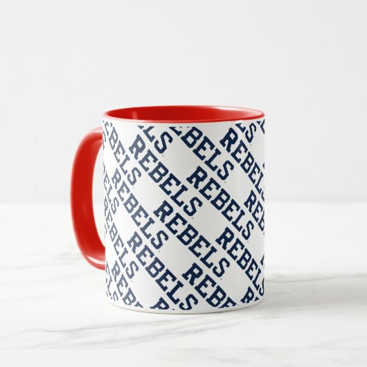 Universität Mississippi | Rebels Wordmark Tasse (Vorderseite Links)