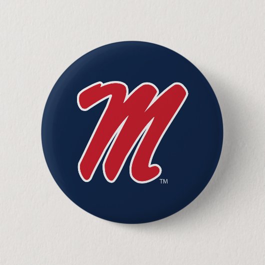 Universität Mississippi | Script M 2 Button (Vorderseite)
