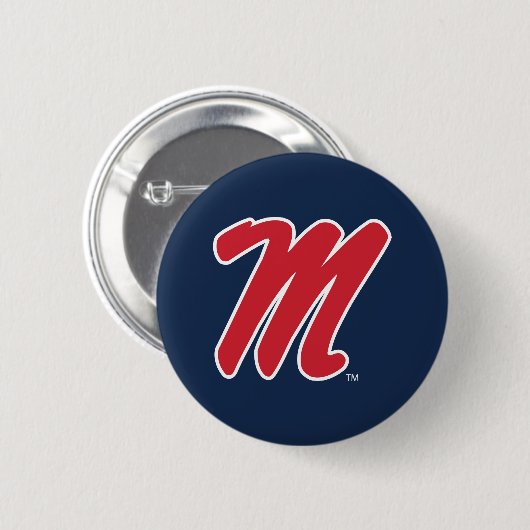 Universität Mississippi | Script M 2 Button (Vorne & Hinten)
