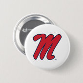 Universität Mississippi | Script M 3 Button (Vorne & Hinten)
